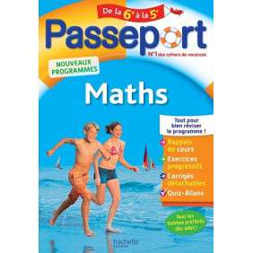 PASSEPORT-MATHS DE LA 6E A LA 5E ROUSSEAU-PARASCOL