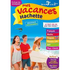 MES VACANCES HACHETTE 3E 2NDE PARASCOL