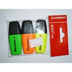 SURLIGNEUR STABILO BOSS MINIPOP POCHETTE 3