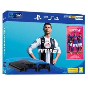 BUNDLES PS4 500GO + FIFA 19 + 2 MANETTES