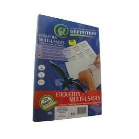 ETIQUETTE BLANCHE MULTI-USAGE A4. 99*38.1MM ETUI DE 100