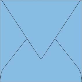 ENVELOPPE BLEU LAVANDE 110*220 ADHES 120G PAQUET 20