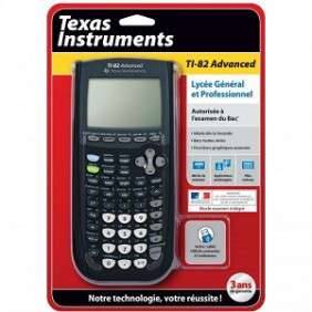 CALCULATRICE TEXAS TI 82 ADVANCE
