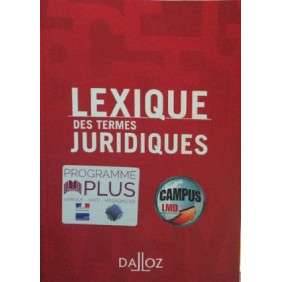 LEXIQUE DES TERMES JURIDIQUES 2018-2019