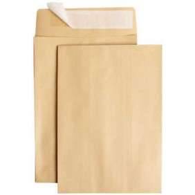 POCHETTE KRAFT 229*324 A SOUFFLET  90G           001990