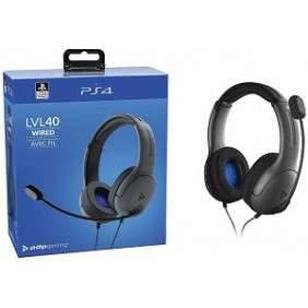 PDP CASQUE LVL40 GREY PS4