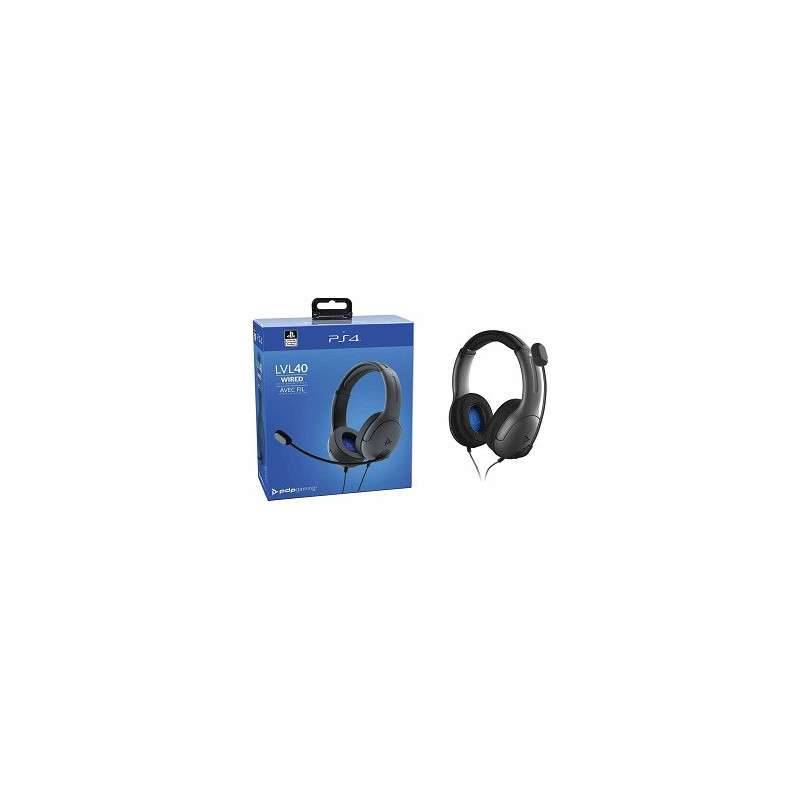 PDP CASQUE LVL40 GREY PS4 PDP CASQUE LVL40 GREY PS4