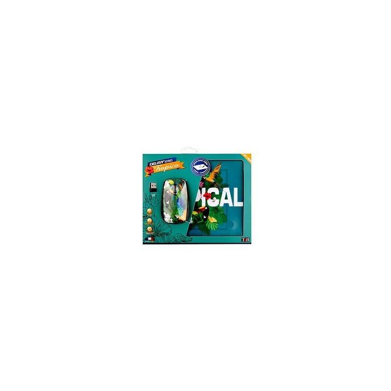 SOURIS SANS FIL+ TAPIS TROPIC ( BUMWXTROPIC ) SOURIS SANS FIL+ TAPIS TROPIC ( BUMWXTROPIC )