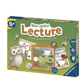 RAVENSBURGER Coffret d'activités Mon Atelier Lecture Dès 5 ans