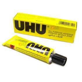 COLLE UHU TUBE TRANSP GEL ADHES 35ML