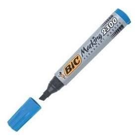 MARKER PERMANENT CHISEL BLEU POINTE BISEAU