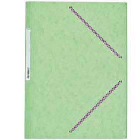 CHEMISE RABAT ELASTIQUE+ ETIQUETTE 24*32 VERT TILLEUL