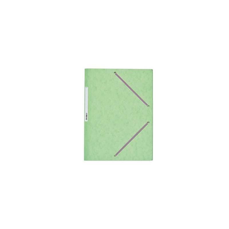 CHEMISE RABAT ELASTIQUE+ ETIQUETTE 24*32 VERT TILLEUL