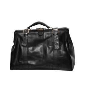 SAC DE VOYAGE DILIGENCE 45*26*24CM CUIR VACHETTE GRAS NOIR