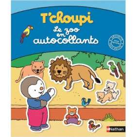 T'CHOUPI LE ZOO EN AUTOCOLLANTS