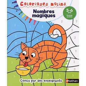 COLORIAGES MALINS NOMBRE MAGIQUE