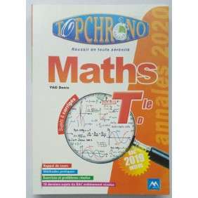 TOP CHRONO BAC -MATHS SERIE D ED 2020