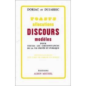 TOASTS ALLOCUTIONS DISCOURS DU JARRIC