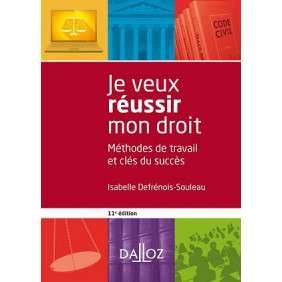 JE VEUX REUSSIR MON DROIT CAMPUS 11E ED