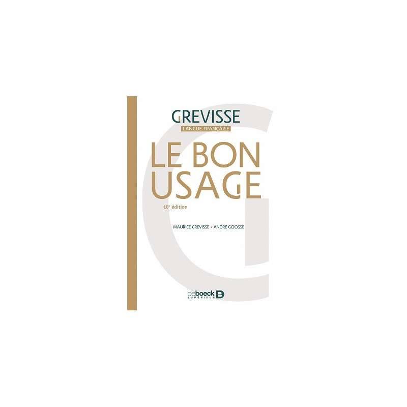 LE BON USAGE - INCLUS 3 MOIS SITE WEB