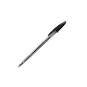 Stylo bic cristal noir pointe moyenne