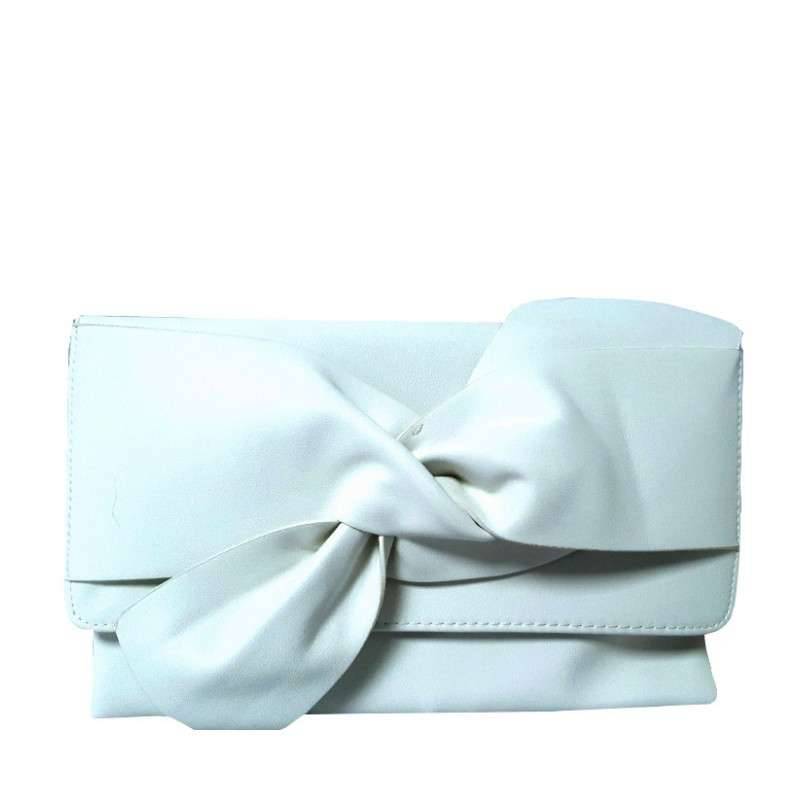 POCHETTE FEMME SAC DE SOIREE BLANC