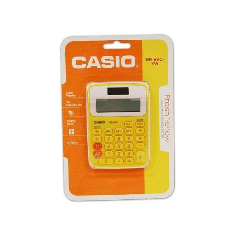 CASIO MS-6VC-YW CALCULATRICE DE POCHE