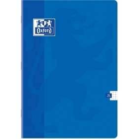 CAHIER OXFORD PIQUE 17*22 SEYES BLEU