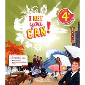 Anglais 4e cycle 4 A2 B1 I bet you can! - Grand Format Edition 2019