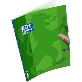 CAHIER OXFORD PIQUE 17*22 SEYES VERT