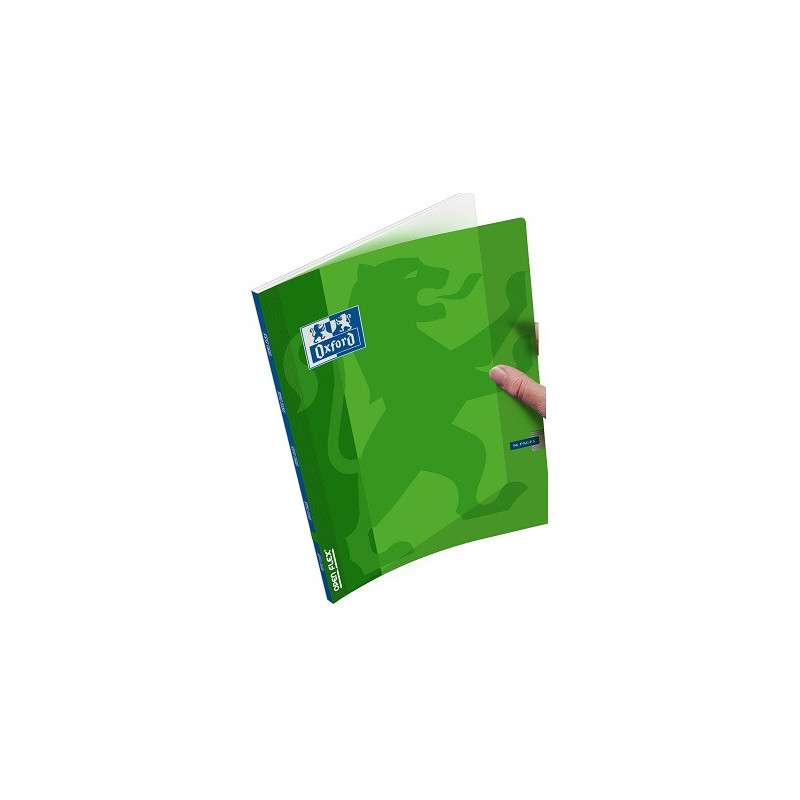 CAHIER OXFORD PIQUE 17*22 SEYES VERT