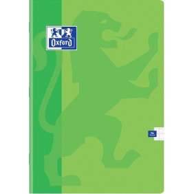 CAHIER OXFORD PIQUE 17*22 SEYES VERT