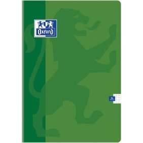 CAHIER OXFORD PIQUE 17*22 SEYES VERT