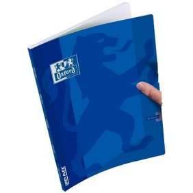 CAHIER OXFORD PIQUE 17*22 SEYES BLEU