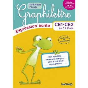 Français CE1-CE2 Graphilettre production d'écrits - Grand Format Edition 2017