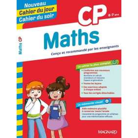 Cahier du jour/Cahier du soir Maths CP + mémento - Grand Format Edition 2019