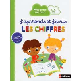 J'apprends et j'écris les chiffres - Moyenne section 4-5 ans