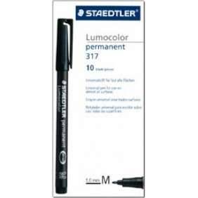 FEUTRE LUMOC 1.0MM NOIR  317-9 PERMANENT PM