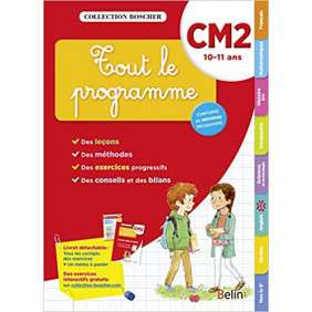 BOSCHER, TOUT LE PROGRAMME CM2 2016