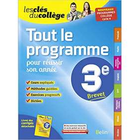 CLES DU COLLEGE TOUT EN UN 3E (N.E)