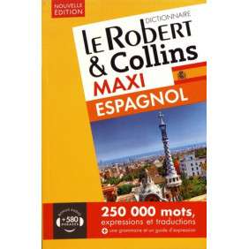 DICTIONNAIRE ROBERT& COLLINS MAXI ESPAGNOL NE