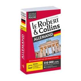 Dictionnaire Le Robert & Collins Poche - Français-allemand , Allemand-français - Poche 8e édition