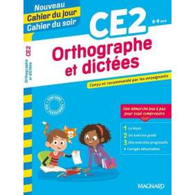 Orthographe et dictées CE2 - Grand Format Edition 2020, 8-9 ans