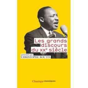 LES GRANDS DISCOURS DU 20E SIECLE