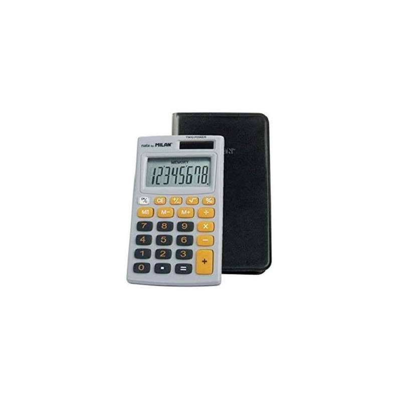 CALCULATRICE 8 CHIFFRES HOUSSE BLISTER ORANGE