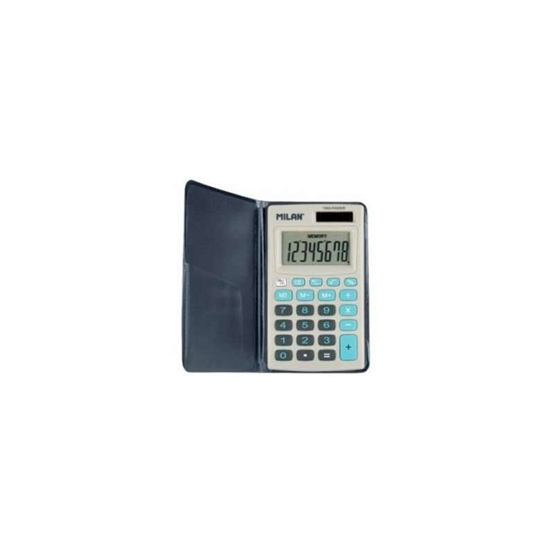 CALCULATRICE 8 CHIFFRES HOUSSE BLEU BLISTER