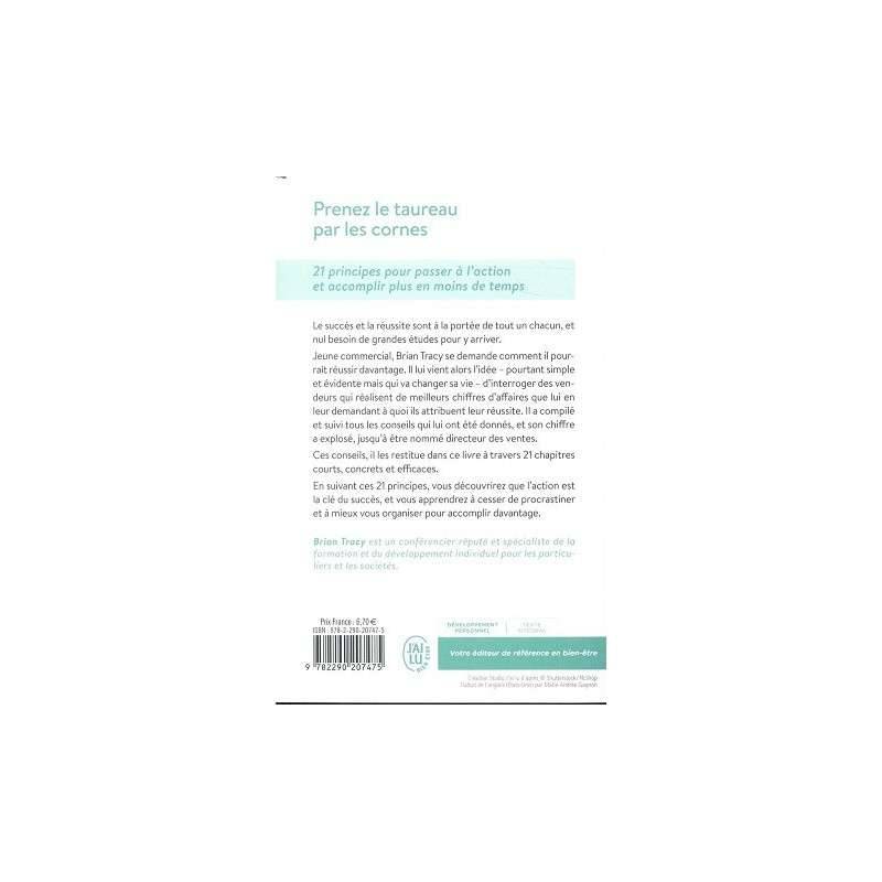 PRENEZ LE TAUREAU PAR LES CORNES