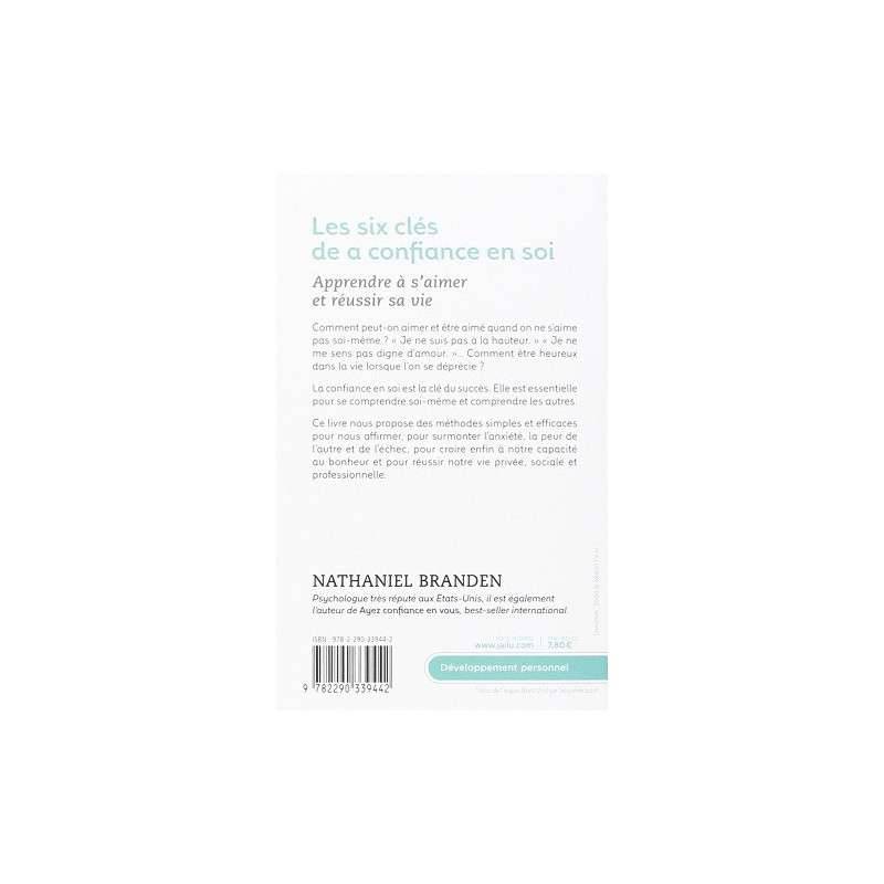 LES SIX CLES DE LA CONFIANCE E N SOI