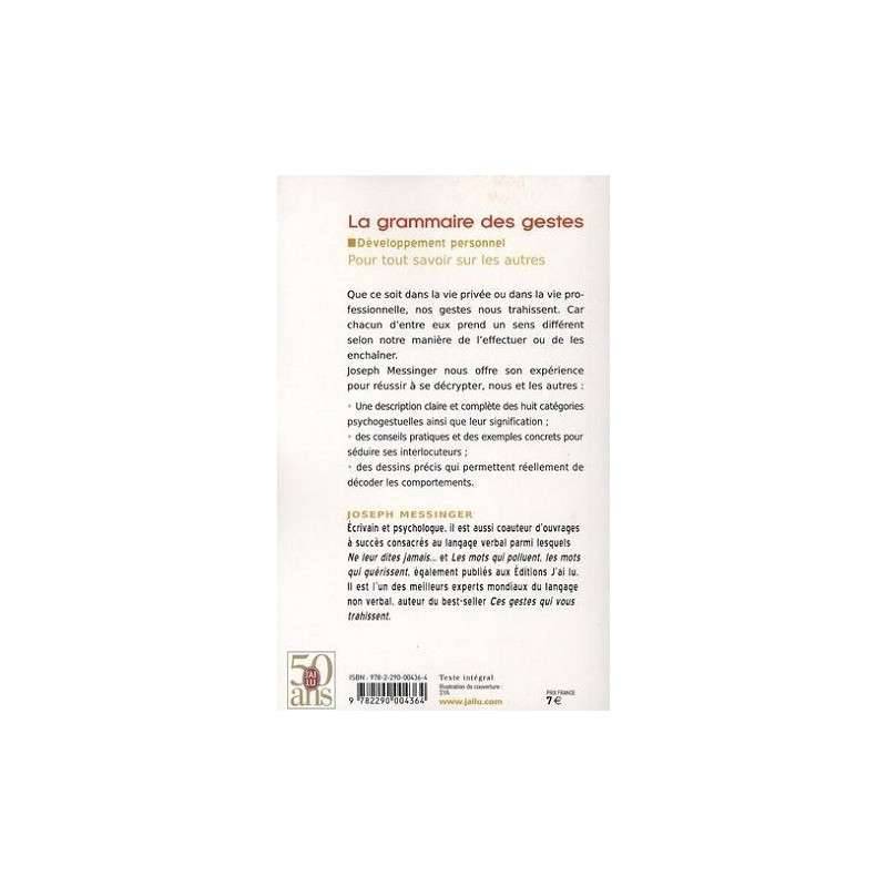 LA GRAMMAIRE DES GESTES
