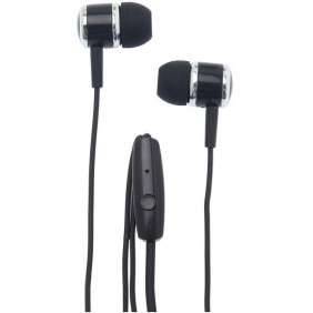 ECOUTEURS INTRA AURICULAIRES NOIR